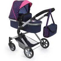 Bayer City Neo djup sittvagn navy blue+pink 18154