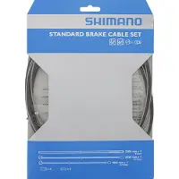 Shimano MTB/Road bromskabelsats, kabel + höljen