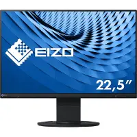 Eizo FlexScan EV2360-BK - LED-skärm - 22.5 (23 visbar) - 1920 x 1200 - IPS - 1000:1 - 5 ms - DVI-D, VGA, DisplayPort - högtalare - svart
