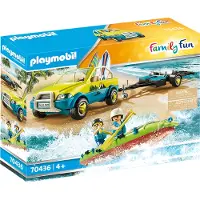 Playmobil Strandbil med Kanot