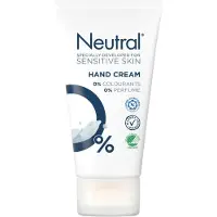 Neutral 0%, Gräddvit, Känslig hud, Rengöring, Fuktgivande, Fuktgivande, 75 ml, Rör, Färgämnen, Paraben