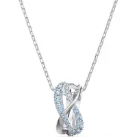 Swarovski 125-årsjubileumsutgåva Twist Spiral Hängsmycke Halsband Damhalsband Blå 5582806 Box (Random Color)