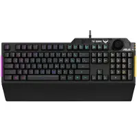 Asus TUF Gaming K1 - Tangentbord - bakgrundsbelyst - USB - Nordisk - svart