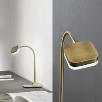 Orion LED skrivbordslampa Tobias, Mässing / guld, Vardagsrum / matsal, Metall, Modern, LED-bordslampa
