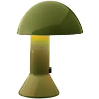 Martinelli Luce Bordslampa , Elmetto, Grön, Vardagsrum, Plast, Design