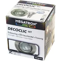 MEGATRON MT75403 MT75403 Inbyggnadsbelysning LED GU10, GU5.3 4.5 W Järn (borstad)