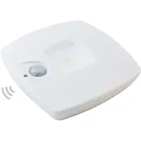 Müller-Licht 27700015 LED-nattlampa med rörelsedetektor Kvadratisk LED Dagsljusvitt Vit