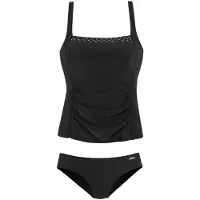 LASCANA Tankini svart / vit