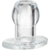 Perfect Fit Tunnel Buttplug Medium Clear 8 cm - Klar - Klar