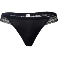 Tommy Hilfiger Lace Panel Logo Thong