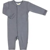 Joha Onesie - Ull/Silke - Mörkgrå - - 80 - Onesie