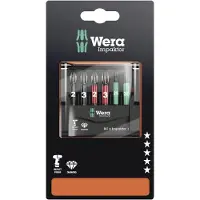 Wera Mini-Check IMP DC 50 mm PH/PZ/TX 05073890001 Bit-Set 6 delar Stjärnspår Phillips, Stjärnspår Pozidriv, Inner-TORX Impactor-teknik