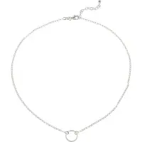 Elli Halsband 'Kreis' silver