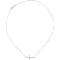 Elli Halsband 'Kreuz' silver