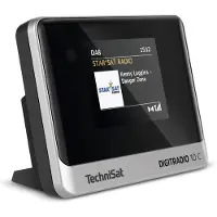 Technisat Bordsradio DIGITRADIO 10 C DAB+, FM inkl. fjärrkontroll, Väckningsfunktion Svart/Silver