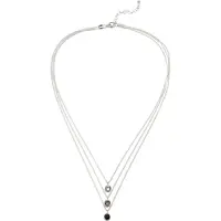 Elli Halsband 'Layer' silver