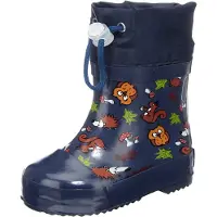 Playshoes Gummistövel mörkblå / karamell / ljusgrön / blandade färger / vit