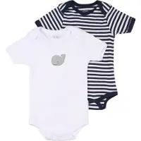 Playshoes Sparkdräkt/body marinblå / grå / vit