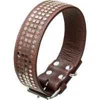 Karlie Vintage Square Stud Hundhalsband