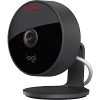 Logitech Circle View - Nätverksövervakningskamera - utomhusbruk, inomhusbruk - väderbeständig - färg (Dag&Natt) - 1920 x 1080 - 1080p - ljud - tråd...