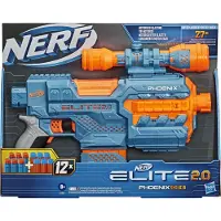 Nerf - Elite 2.0 - Phoenix CS-6 motoriserad blaster - 12 pilar - sikte - taktiska skenor