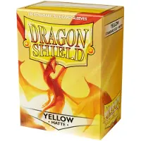 Sleeves Standard Size Matte Yellow (100ct)
