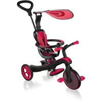Globber Explorer Trike 4in1, Barn, Sparkcykel scooter, Alla, Asfalt, 3 hjul, 1 År