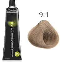 L'Oréal Professionnel Inoa Permanent hårfärg 60 ml 9.1 Very Light Ash Blonde