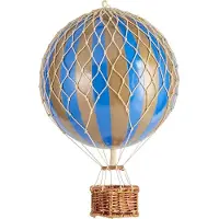 Authentic Models Resor Ljus luftballong blå/guld