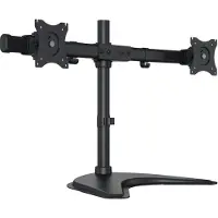 Multibrackets M Deskstand Basic Dual - Monteringssats (montering på skrivbord) - för 2 LCD-bildskärmar - stål, höggradig aluminium - svart - skärmstorlek: 15-27 - skrivbordsstativ