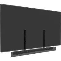 Multibrackets M - Monteringskomponent (universalmontering) - för soundbar - kraftigt stål - svart - skärmstorlek: 55-110 - monteringsgränssnitt: upp till 600 x 400 mm - nedanför skärmen