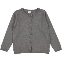 Hust & Claire Cardigan - Stickad - Cara - Grå Melange - - 6 år (116) - Cardigan