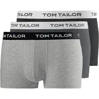 Tom Tailor Boxershorts antracit / gråmelerad / svart / vit