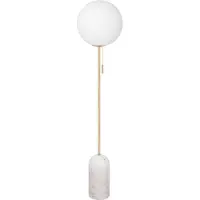 Globen Lighting Golvlampa , Vit, Vardagsrum, Metall