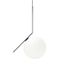 Flos Taklampa , IC S2, dimbara, Metallisk, Vardagsrum, Glas, Design