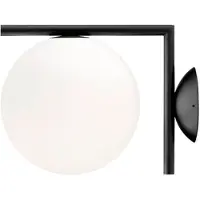 Flos Design vägglampa IC C/W1, dimbar, Svart, Vardagsrum / matsal, Metall, Design, Vägglampa, vägglampa inomhus