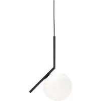 Flos Taklampa , IC S1, dimbara, Svart, Vardagsrum, Glas, Design