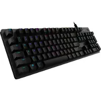 Logitech G512 Carbon Lightsync -speltangentbord, GX Brown -brytare