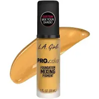 L.A. Girl Cosmetics LA. Flicka, PRO.color Foundation Mix Pigment, GLM712 Gul, 30ml (1fl oz)