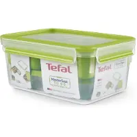 Tefal Masterseal To Go Matlåda 2,3 L, 3 fack, 100% hermetisk, Utan BPA, 30 års garanti N1071610