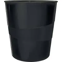 Leitz Papperskorg 15L | 5278 WOW | svart