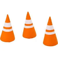 Hoppekids Stiftsats - 3-pack - Orange/Vit - - One Size - Leksaker