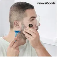 InnovaGoods Forme de rasage - - Hipster Barber - Symétrique - Supports intégrés - Pour homme transparent