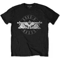 Ginza.se Guns N Roses: Guns N' Roses Unisex T-Shirt/Circle Logo (Black) (Embellished) (Small)