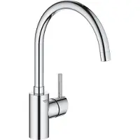 GROHE Concetto etgr kök C-utlopp – etgr. köksblandare, högt utlopp, enkelhålsmontering, zero 32661003