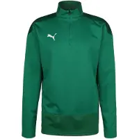 Puma Träningströja teamGOAL 23 1/4 Blixtlås - Grön/Grön, storlek Medium