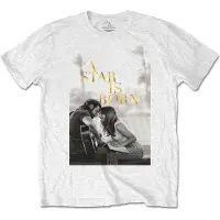 Ginza.se A Star Is Born: Unisex T-Shirt/Jack & Ally Movie Poster (White) (Medium)