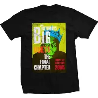 Ginza.se Biggie Smalls: Unisex T-Shirt/Final Chapter (Black) (X-Large)