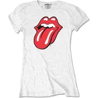 Ginza.se The Rolling Stones: Ladies Retail Pack T-Shirt/Classic Tongue (White) (Small)