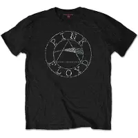 Ginza.se Pink Floyd: Unisex T-Shirt/Circle Logo (Black) (Embellished) (Small)